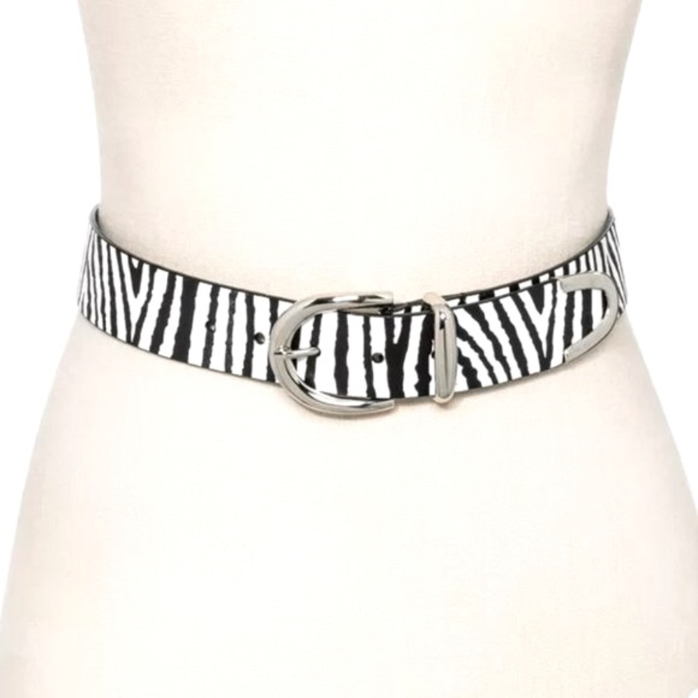 WILD FABLE zebra print belt size S, NWT - Picture 2 of 3